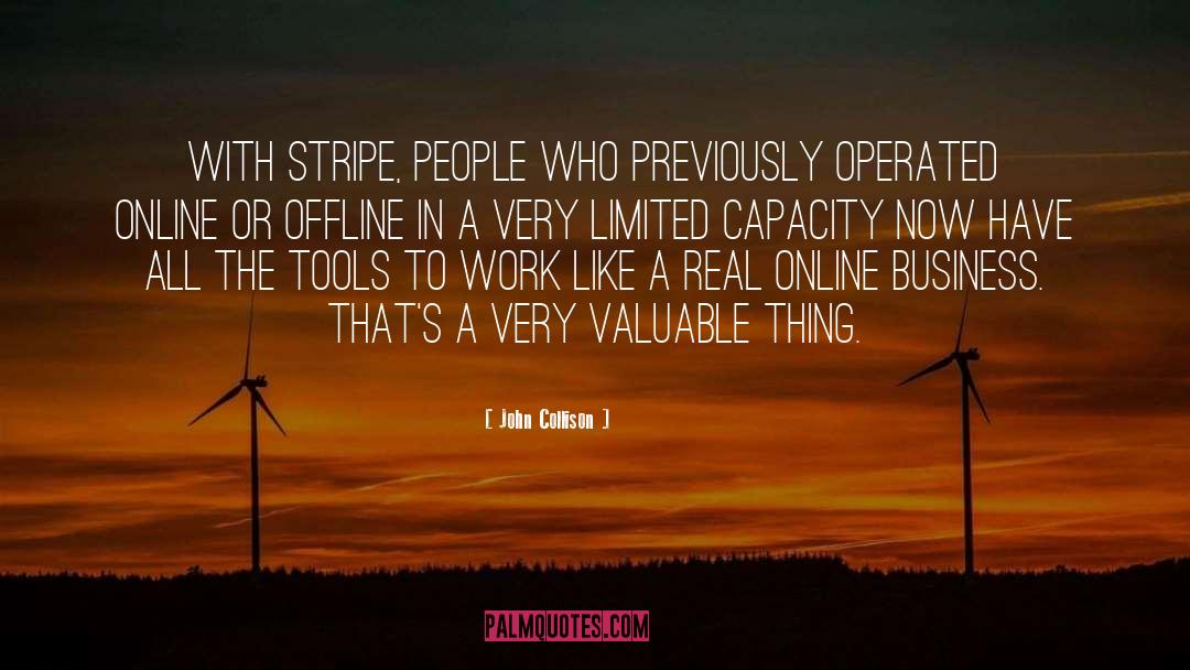 Offline quotes by John Collison