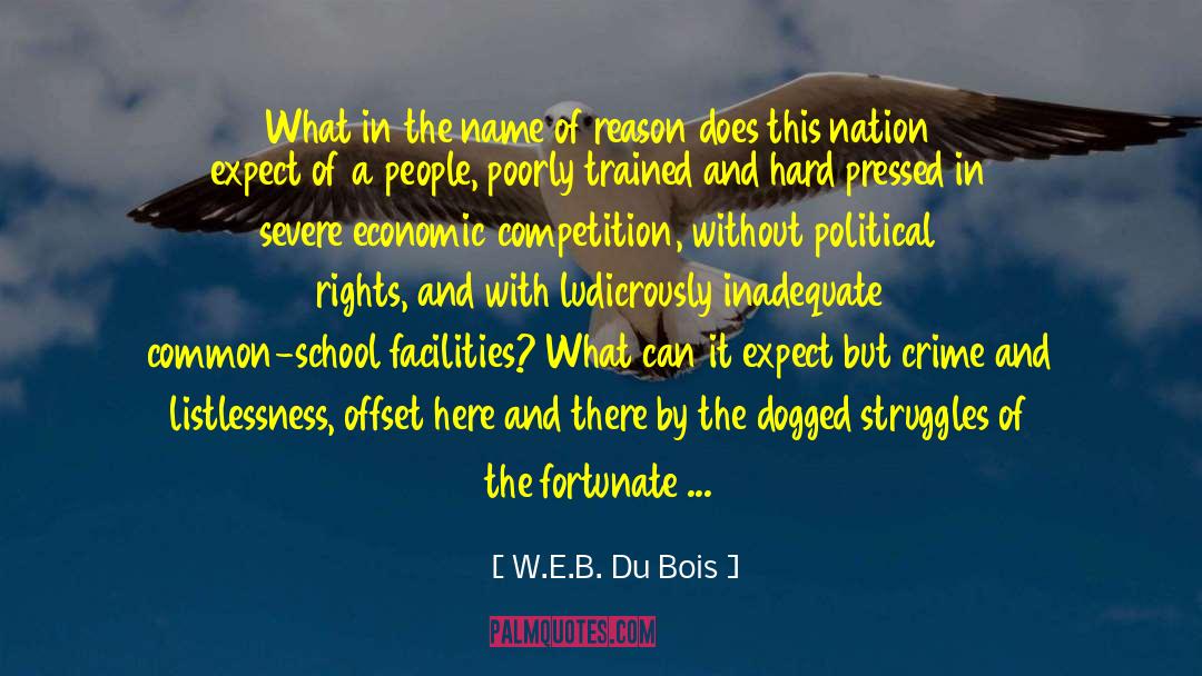 Offset quotes by W.E.B. Du Bois