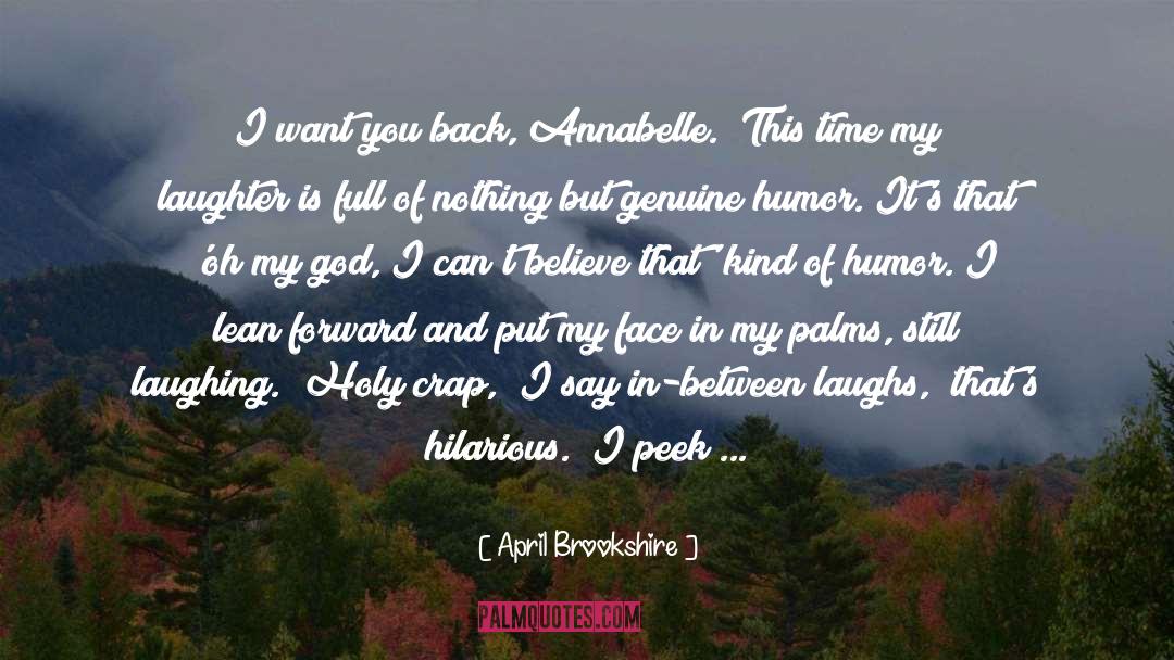 Oh My Gosh quotes by April Brookshire