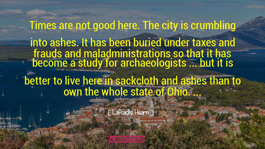 Ohio quotes by Lafcadio Hearn