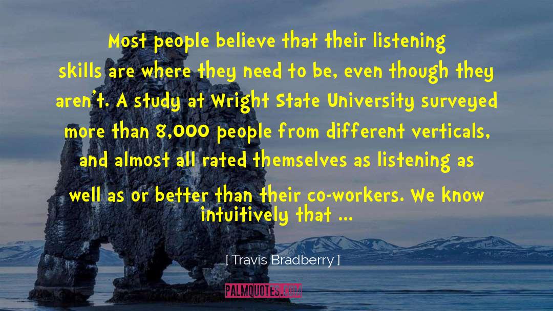 Ohio State University quotes by Travis Bradberry