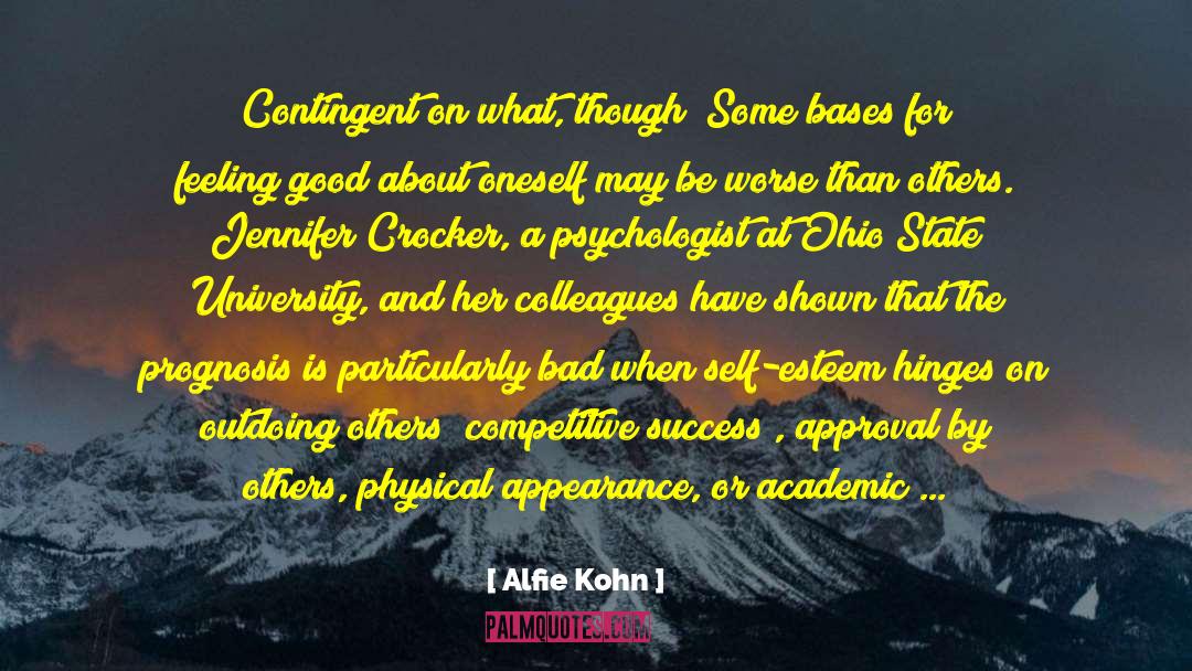 Ohio State University quotes by Alfie Kohn