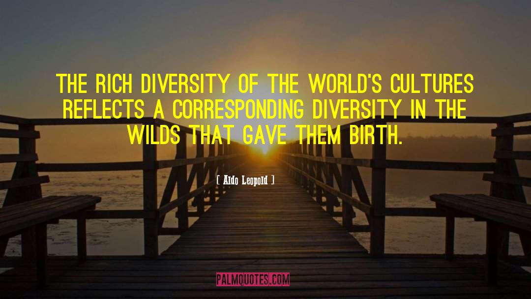 Ohrnberger Rich quotes by Aldo Leopold