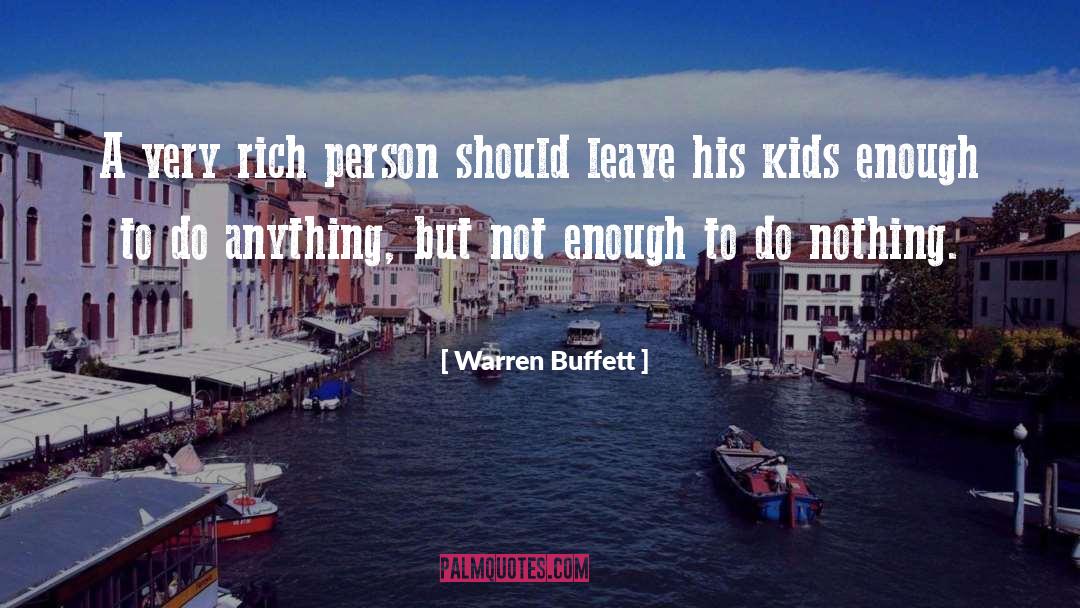 Ohrnberger Rich quotes by Warren Buffett
