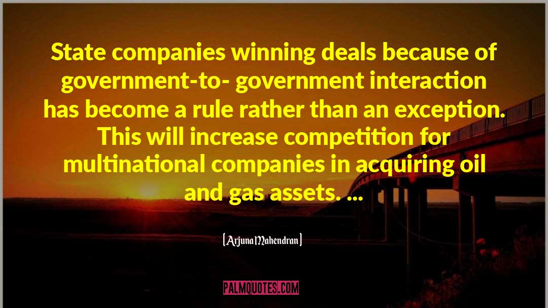 Oil And Gas quotes by Arjuna Mahendran