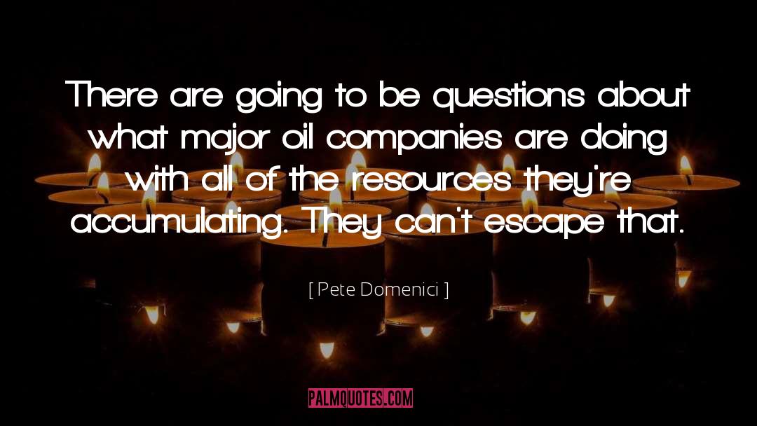 Oil Companies quotes by Pete Domenici