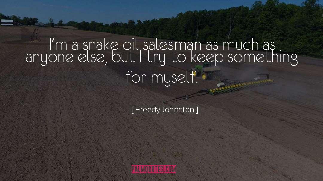 Oil Price quotes by Freedy Johnston