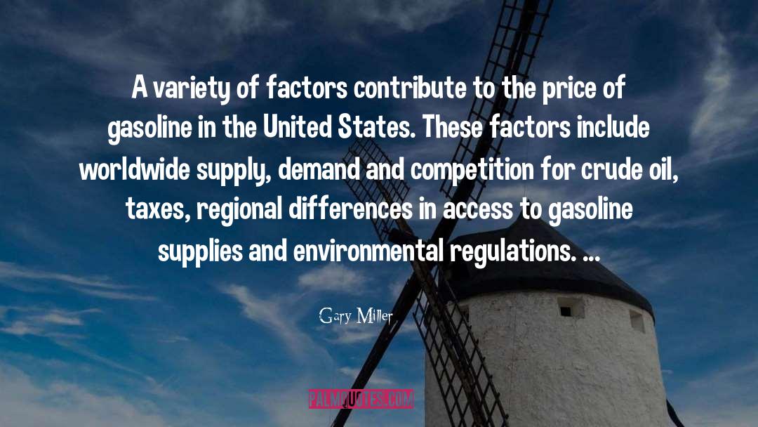 Oil Price quotes by Gary Miller
