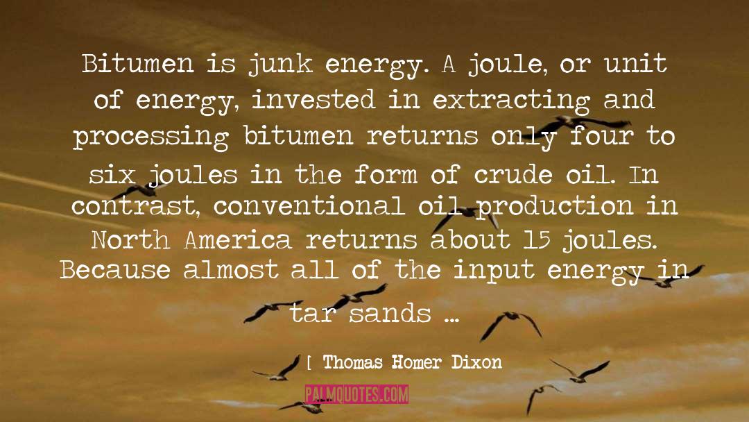 Oil Production quotes by Thomas Homer-Dixon