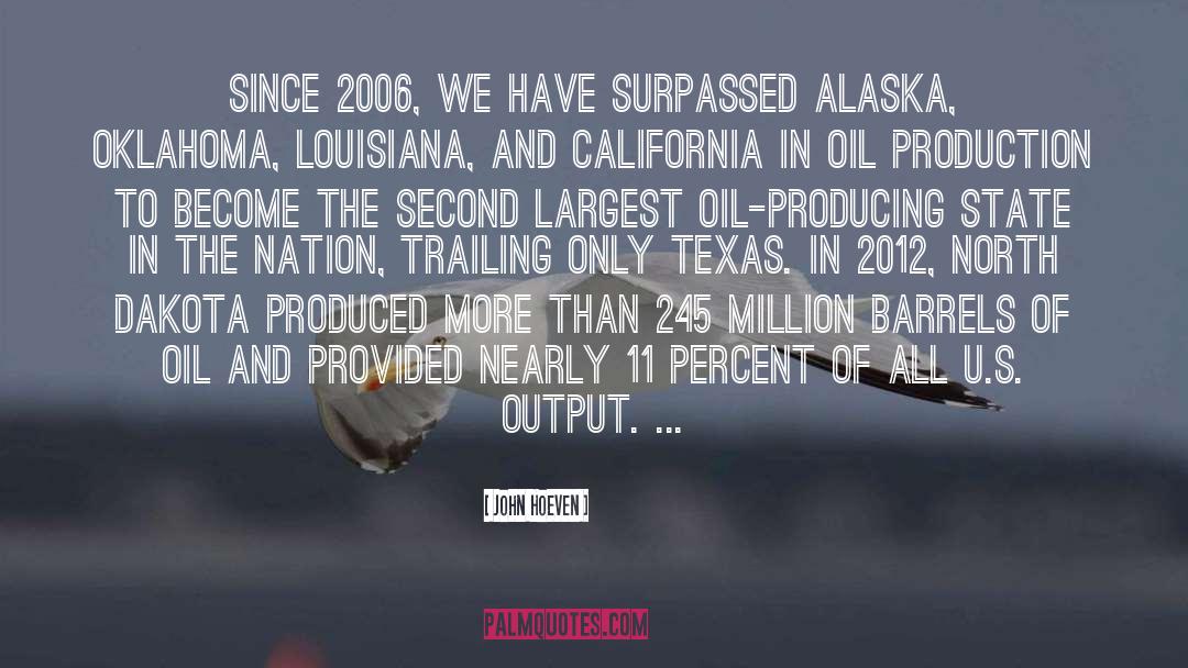 Oil Production quotes by John Hoeven