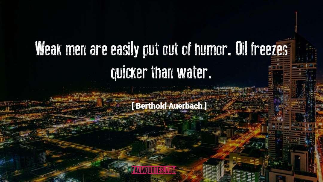 Oil quotes by Berthold Auerbach