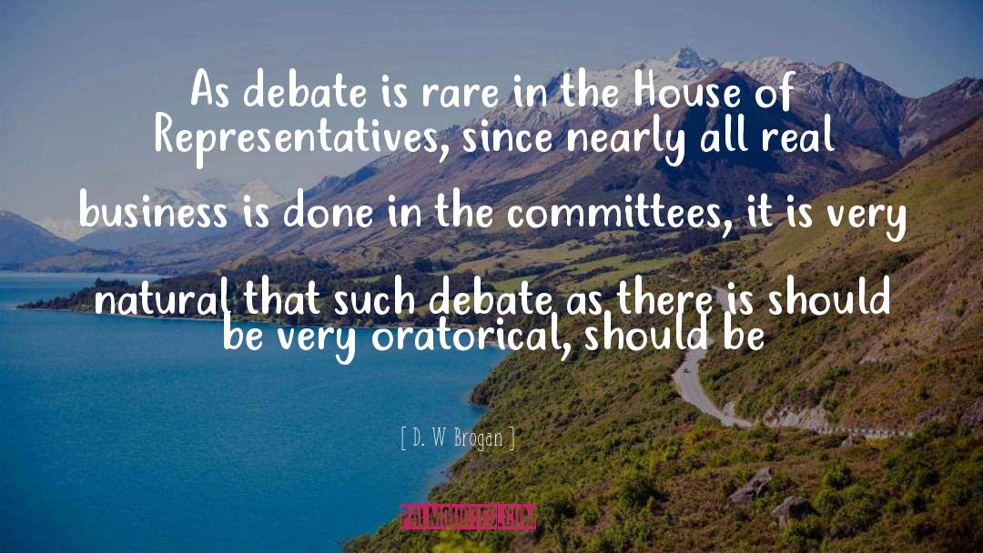 Oireachtas Committees quotes by D. W Brogan