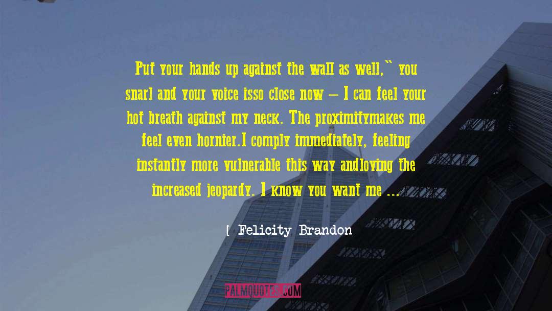 Ok Now I M Depressed quotes by Felicity Brandon