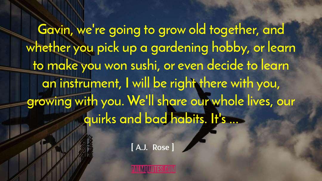 Okami Sushi quotes by A.J.  Rose