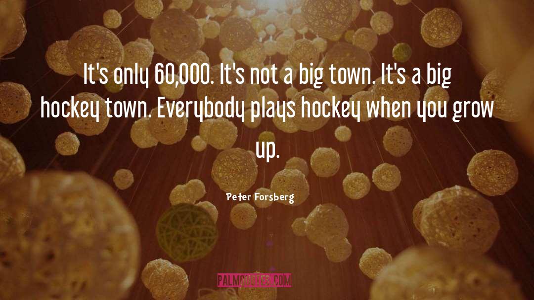 Okanagan Hockey quotes by Peter Forsberg