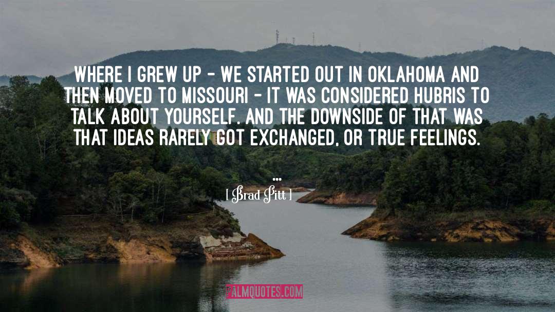 Oklahoma quotes by Brad Pitt