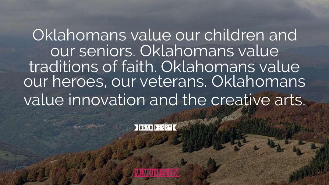 Oklahomans quotes by Brad Henry