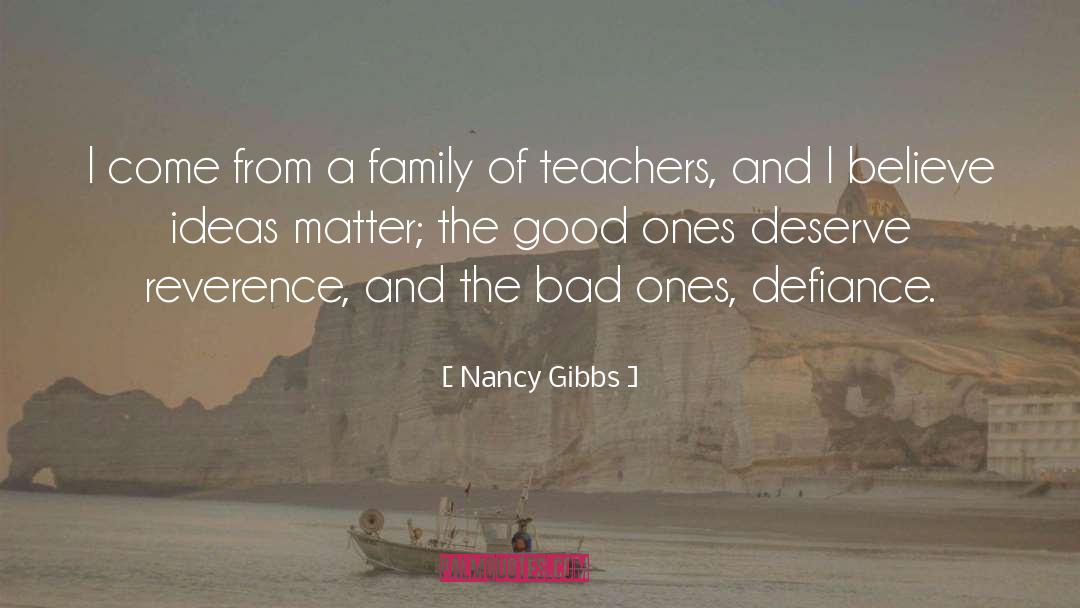 Okuleys Defiance quotes by Nancy Gibbs