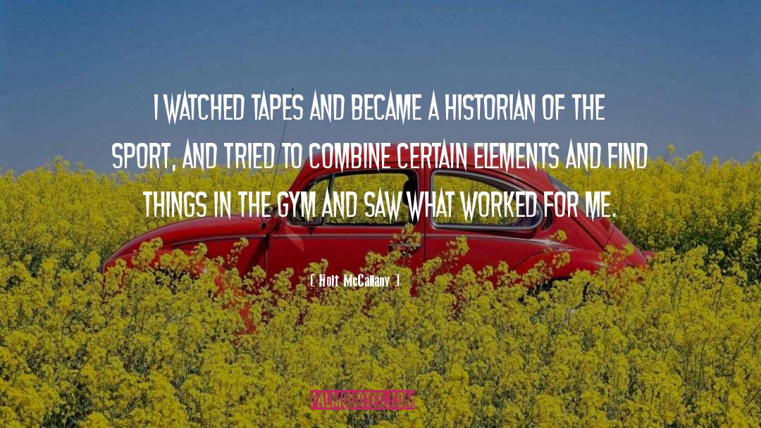 Olayn Sport quotes by Holt McCallany