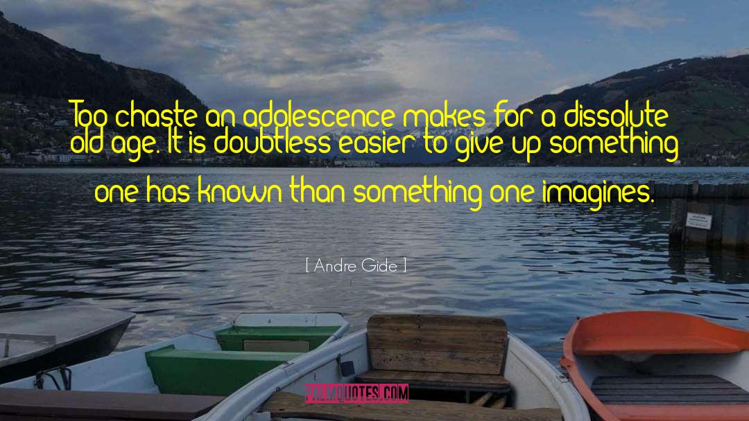 Old Age Homes quotes by Andre Gide