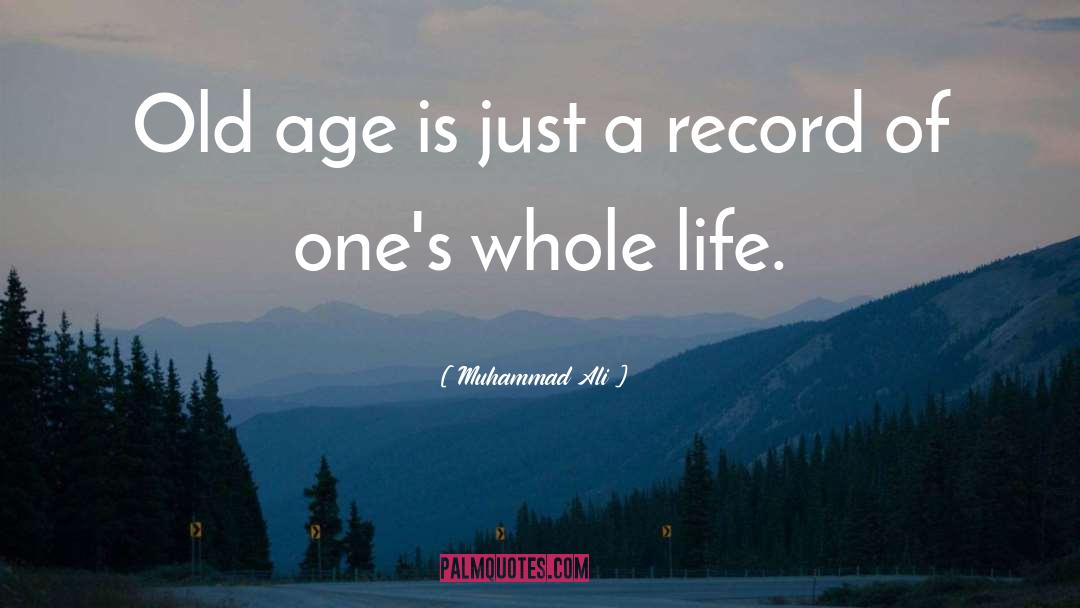 Old Age Humor quotes by Muhammad Ali