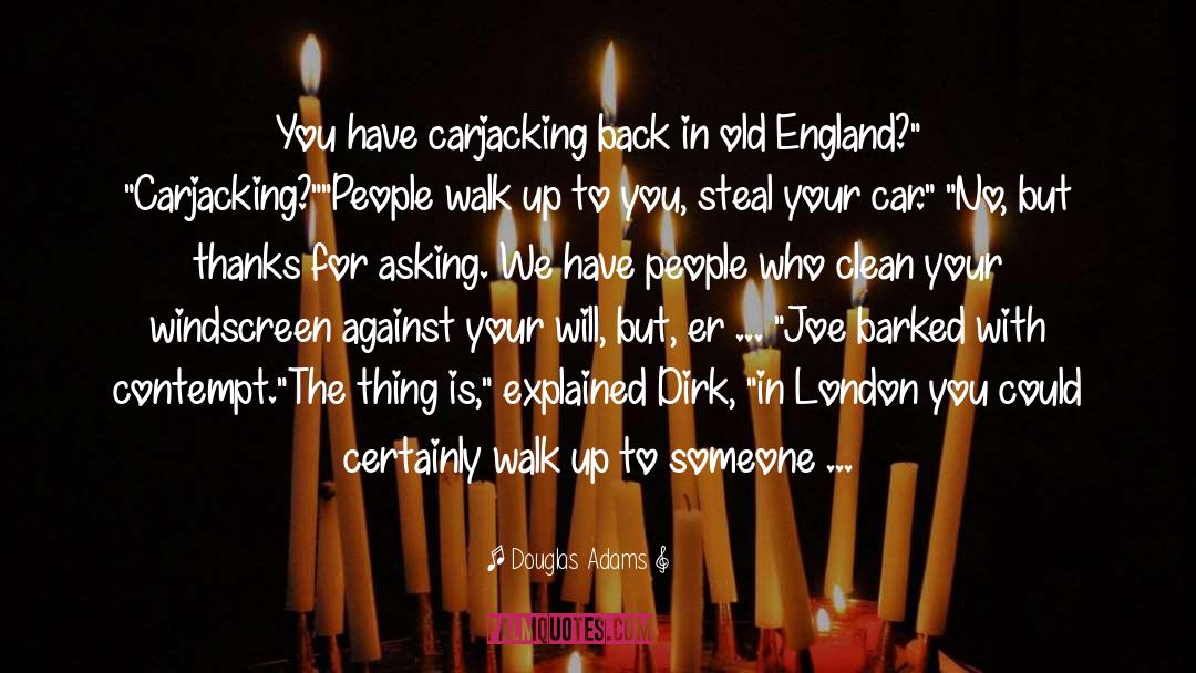 Old England quotes by Douglas Adams