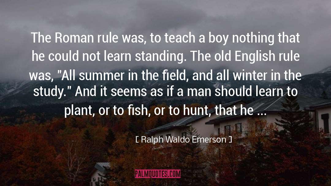 Old English quotes by Ralph Waldo Emerson