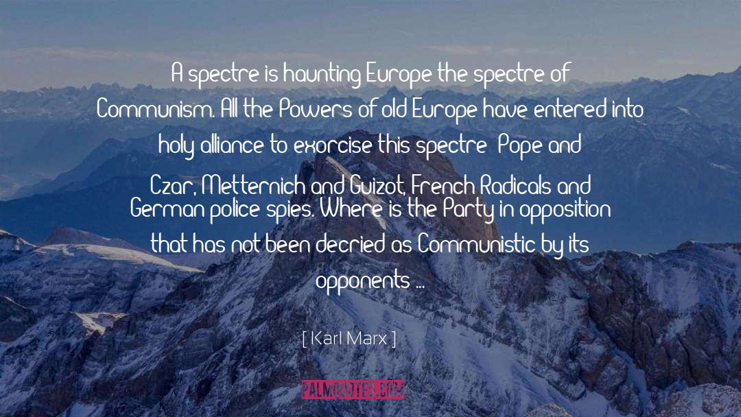 Old Europe quotes by Karl Marx