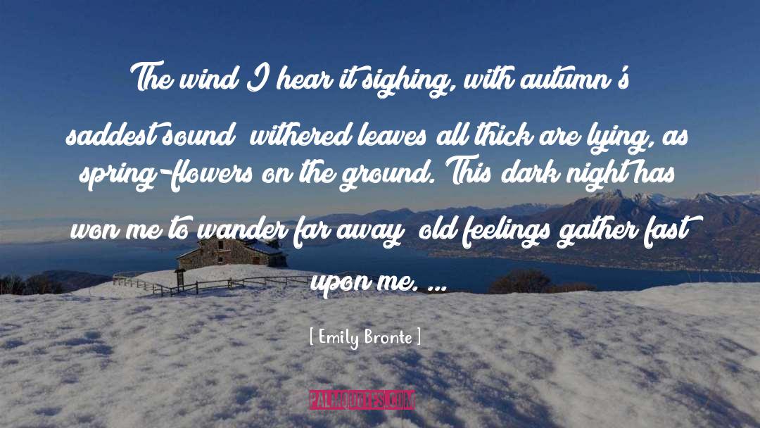 Old Feelings quotes by Emily Bronte