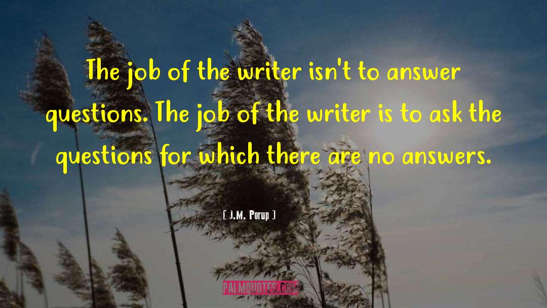 Old Job quotes by J.M. Porup
