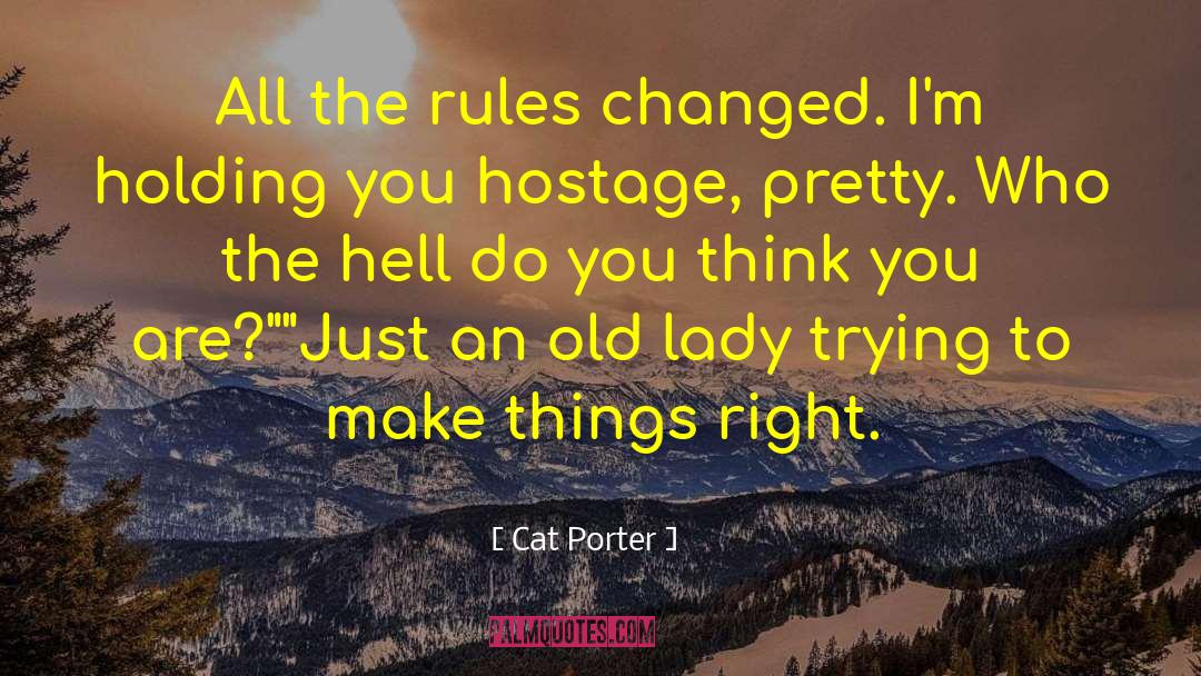 Old Lady quotes by Cat Porter