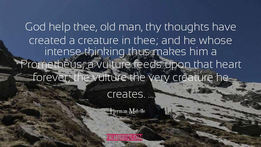 Old Man Humour quotes by Herman Melville