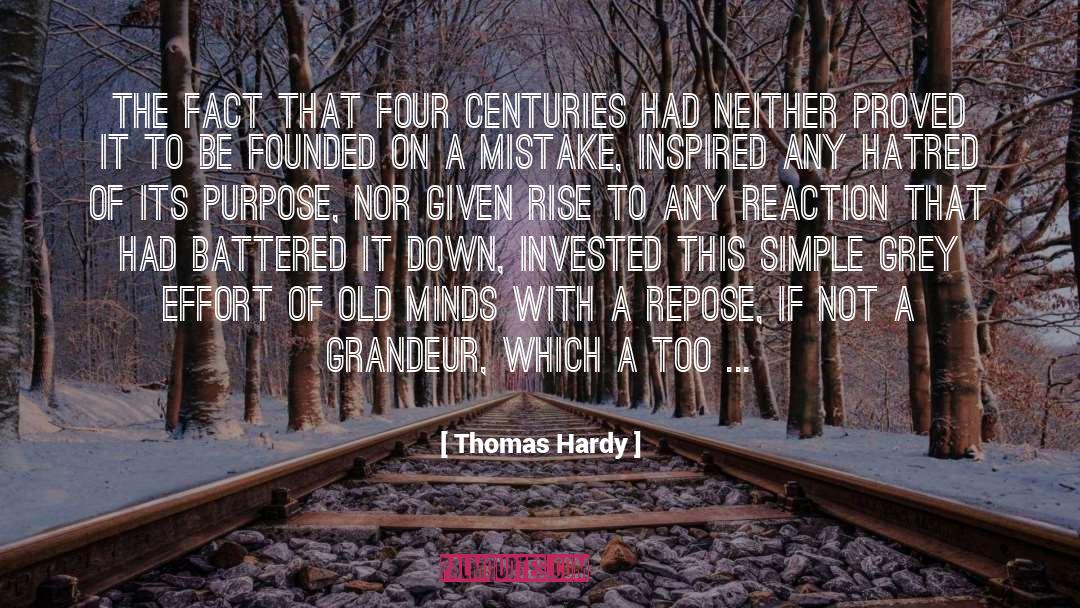Old Minds quotes by Thomas Hardy