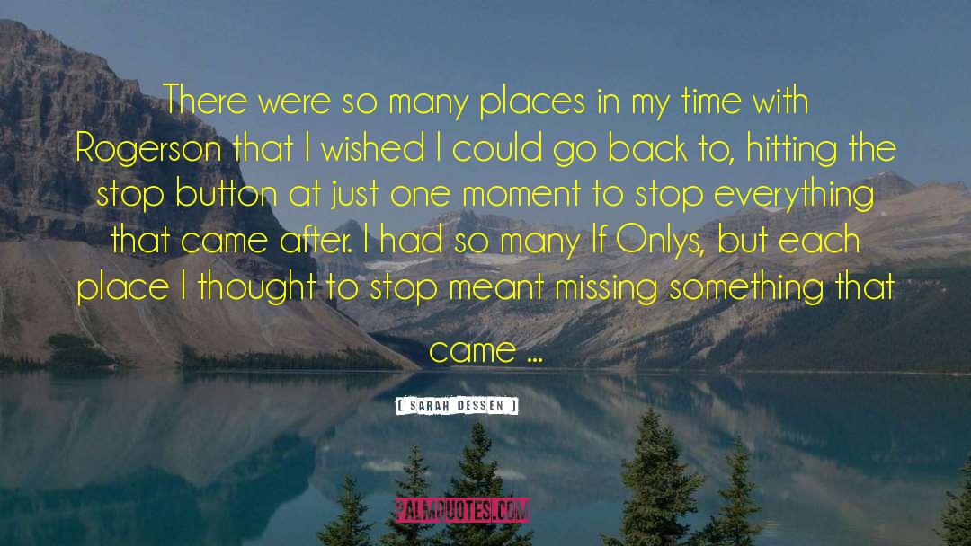 Old Places quotes by Sarah Dessen