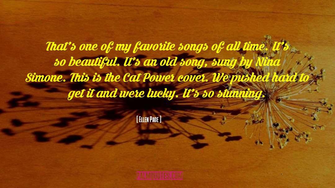 Old Song quotes by Ellen Page