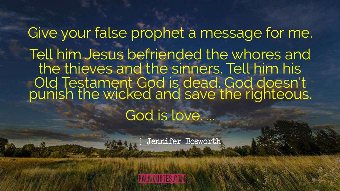 Old Testament God quotes by Jennifer Bosworth