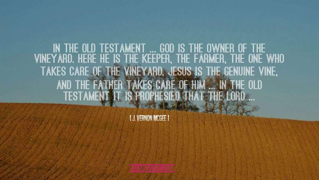 Old Testament God quotes by J. Vernon McGee