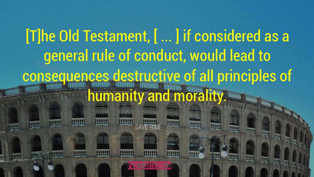 Old Testament quotes by David Hume