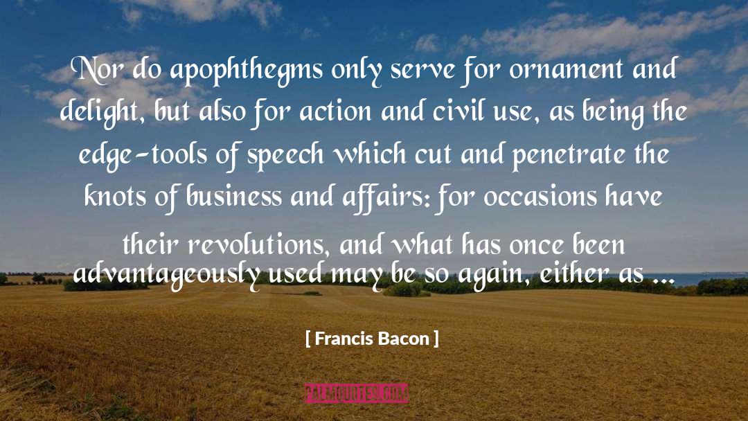 Old Things quotes by Francis Bacon