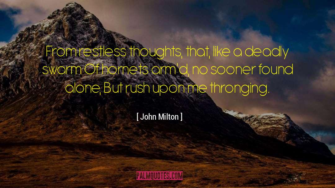 Old Thoughts quotes by John Milton
