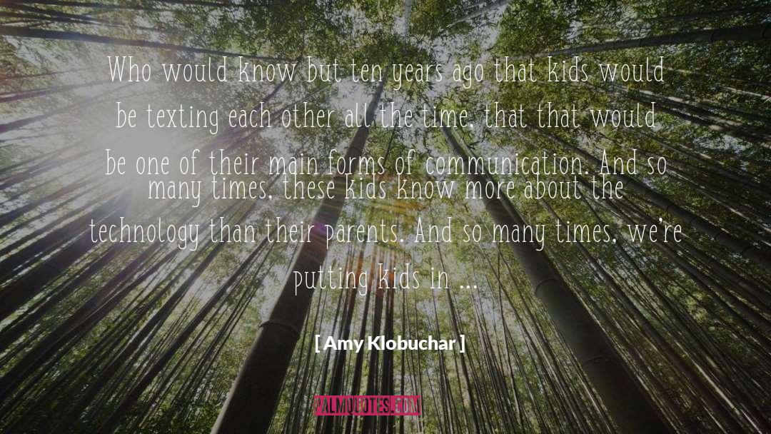 Old Time quotes by Amy Klobuchar