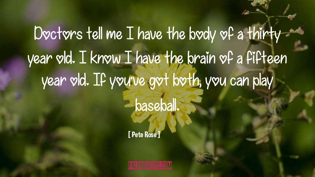 Old Typewriters quotes by Pete Rose