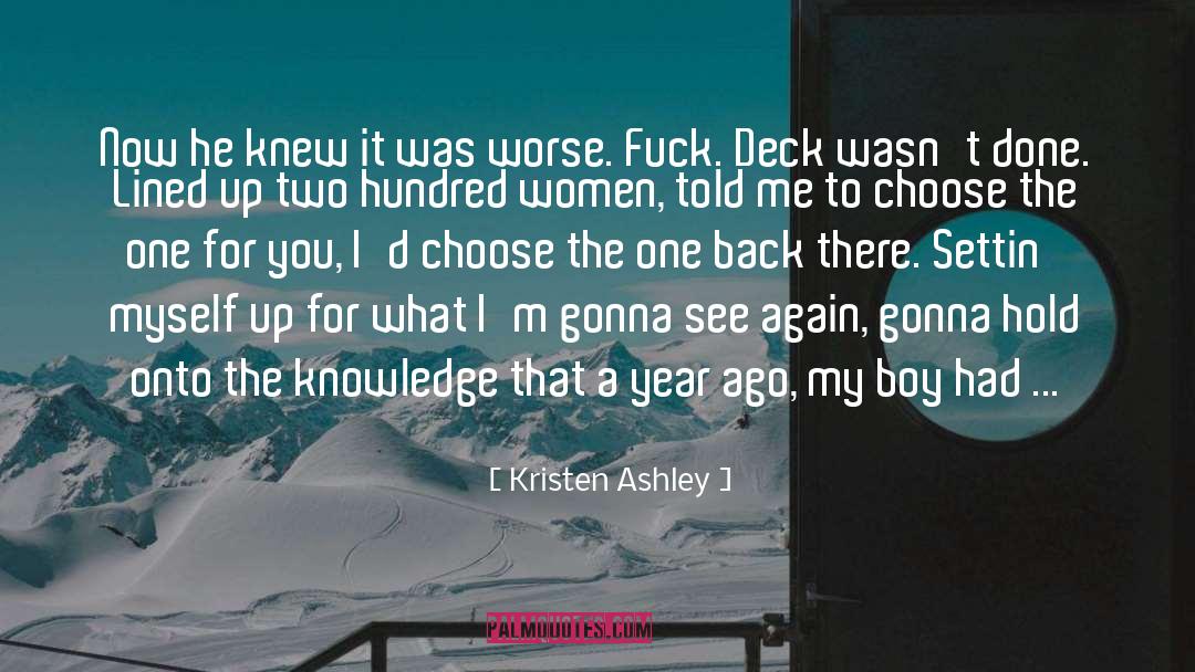 Old Year quotes by Kristen Ashley