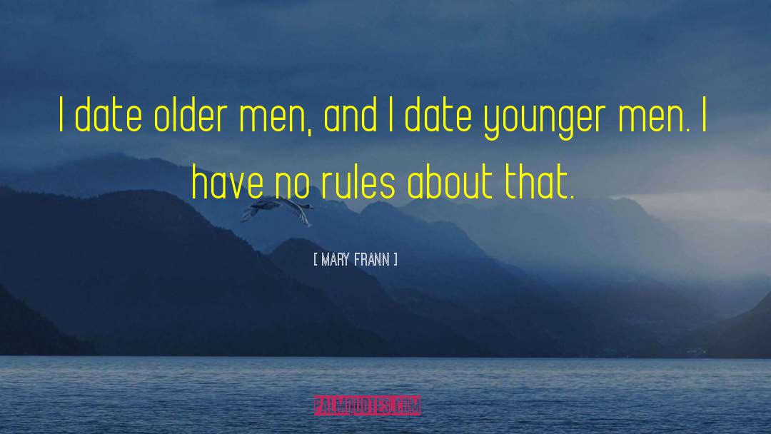 Older Men quotes by Mary Frann