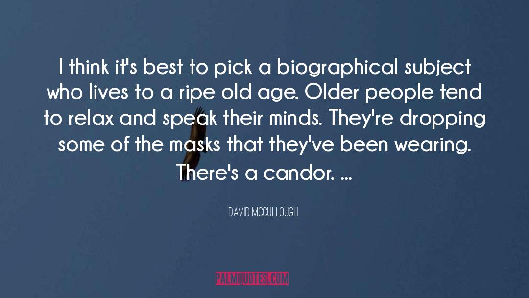 Older People quotes by David McCullough