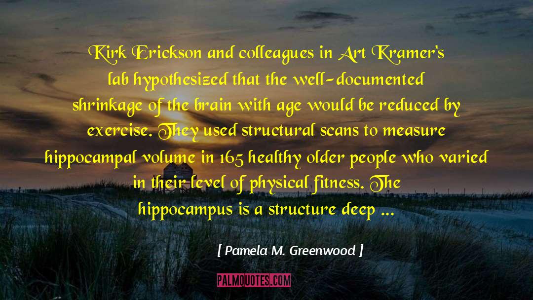 Older People quotes by Pamela M. Greenwood