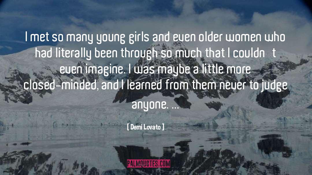 Older Women quotes by Demi Lovato