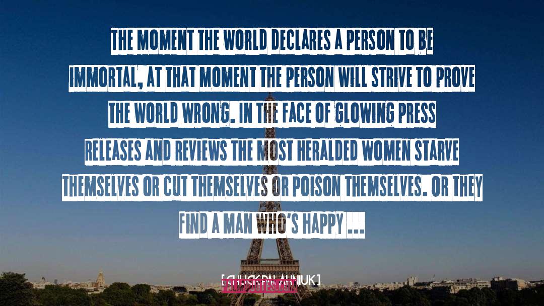 Oldl Starve quotes by Chuck Palahniuk
