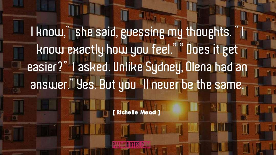 Olena quotes by Richelle Mead