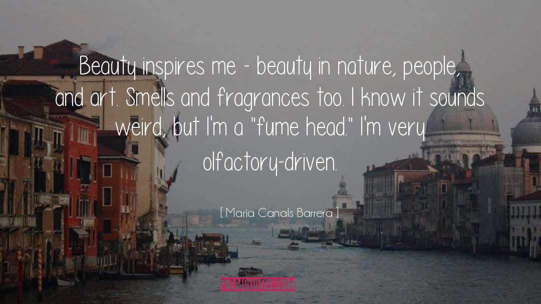 Olfactory quotes by Maria Canals Barrera